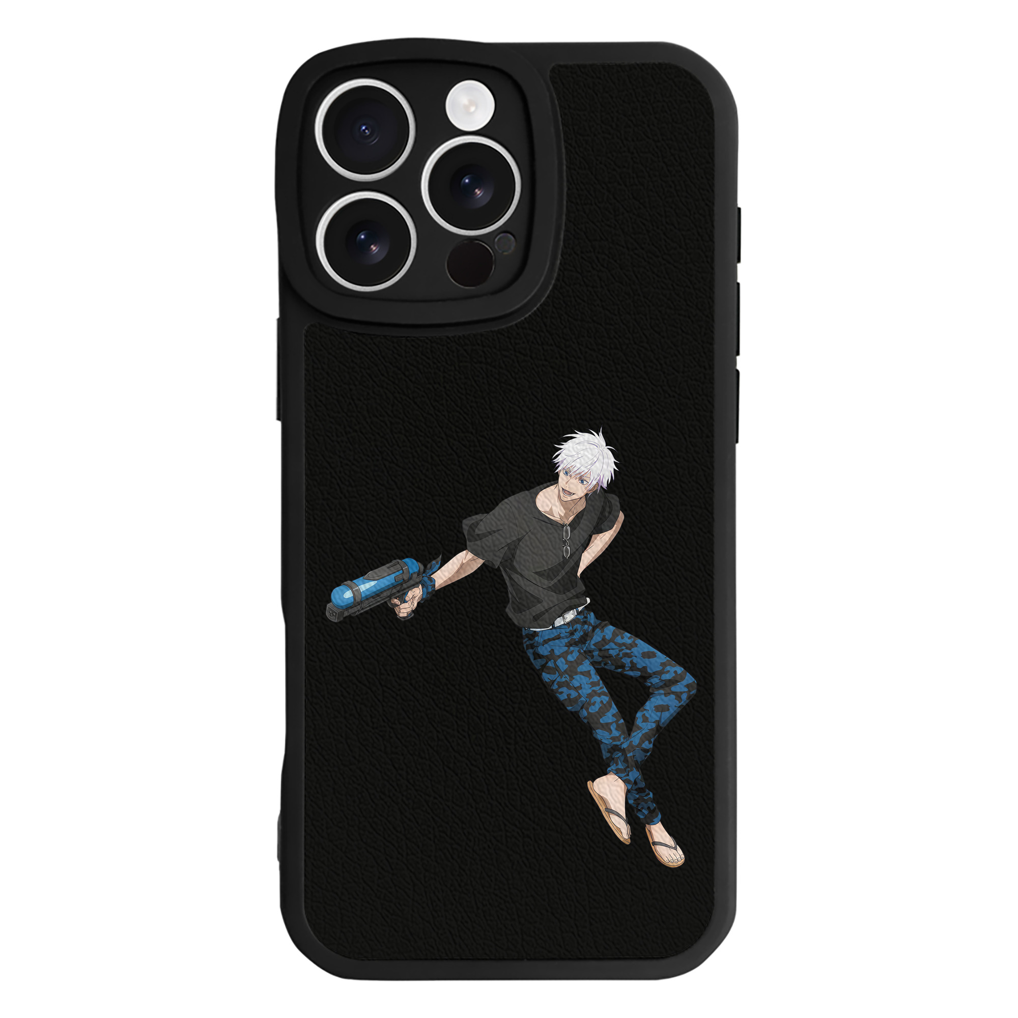 （画像用） 呪術廻戦 Jujutsu Kaisen 【iPhone 16シリーズ対応】シリコンスマホケース（レザー調） 材質：シリコン